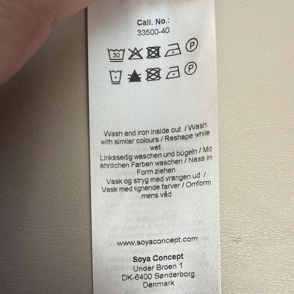 NWT Soya Concept Beige Ribbed Open Cardigan Sweater #1776 Size XS - Picture 9 of 11